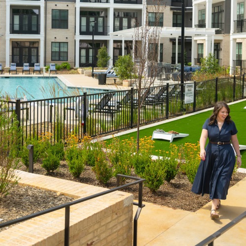 women walking near outdoor amenities