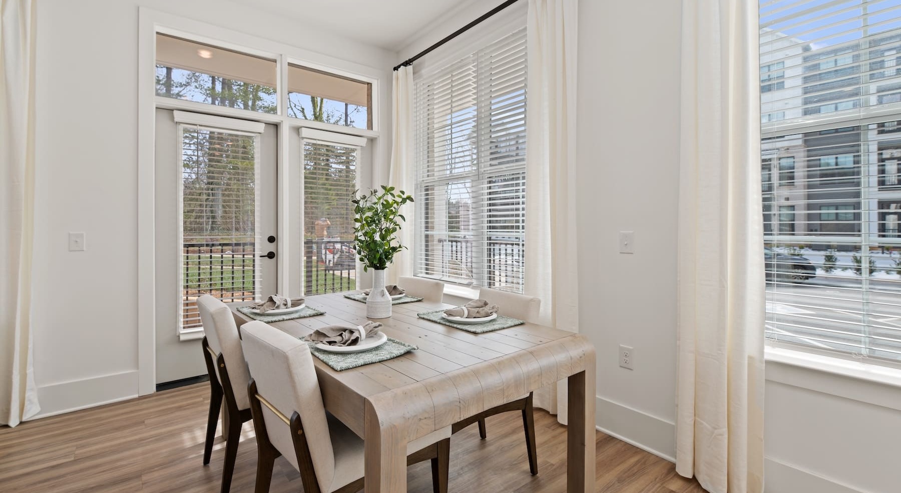dining area with natural lighting