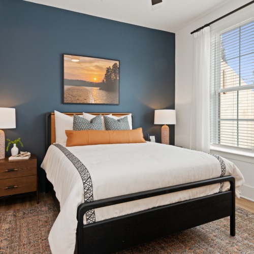 Beautiful living spaces with natural lighting